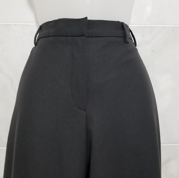 Jil Sander Grey Virgin Wool Wide Leg Pants High Rise 40 - Picture 3 of 11